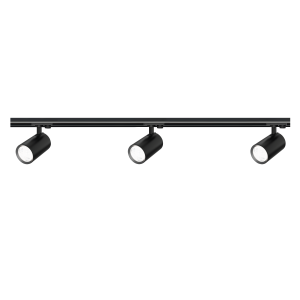 KIT SPOT LED DE TRILHO PRETA 9W CCT